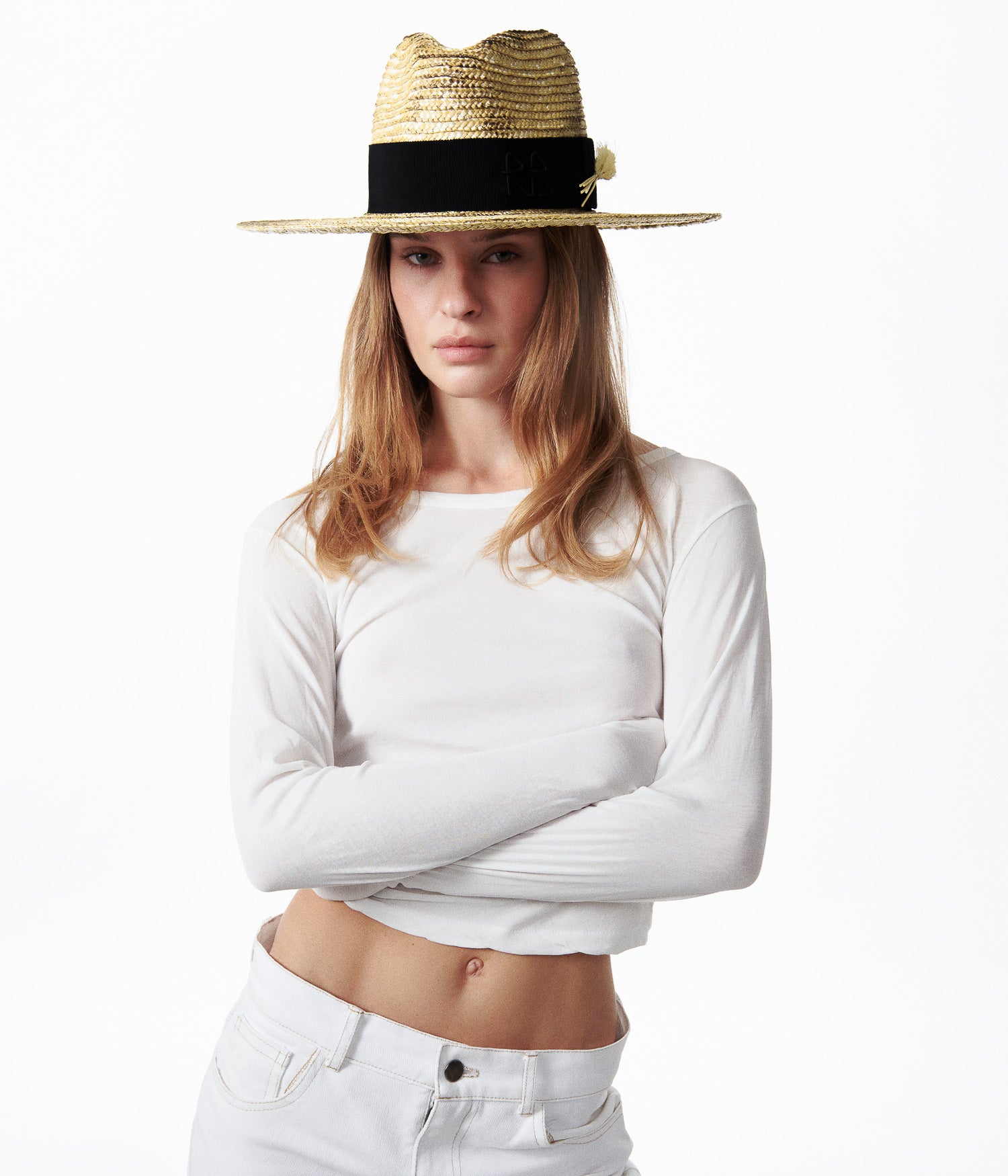 Wheat Spikes Embellished "Sunburnt" Fedora Hat