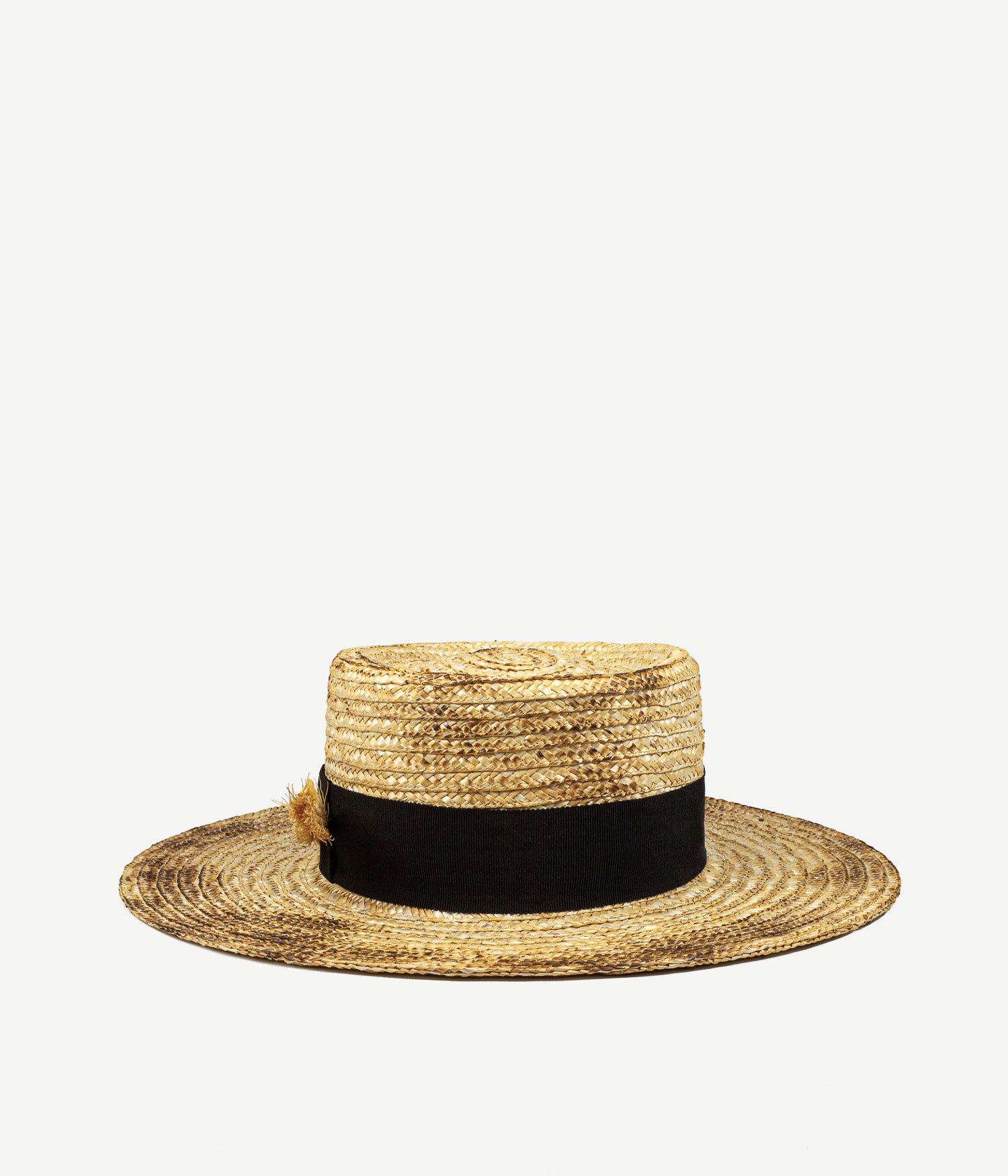 Wheat Spikes Embellished "Sunburnt" Gambler Hat